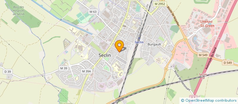 localisation de l'entreprise SERVICOURSES  SECLIN