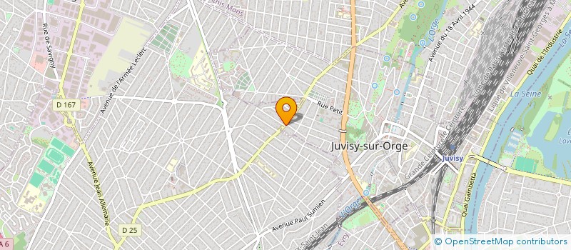 localisation de l'entreprise SERVIDECO à JUVISY-SUR-ORGE