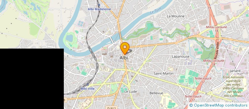 localisation de l'entreprise SERVIDIS à ALBI
