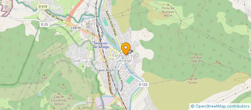 localisation de l'entreprise SERVIDOM SOUTIEN ET ENSEIGNEMENT SCOLAIRE à TARASCON-SUR-ARIEGE