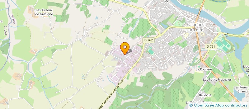 localisation de l'entreprise SERVIENERGIES à CHALONNES-SUR-LOIRE