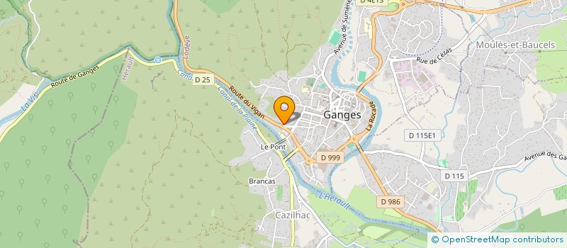 localisation de l'entreprise SERVIER GIRARD  GANGES