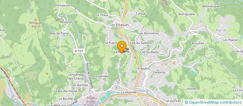 localisation de l'entreprise SERVIERES  FIRMI