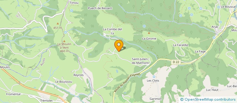 localisation de l'entreprise SERVIERES-CONQU'AUBRAC  CONQUES-EN-ROUERGUE