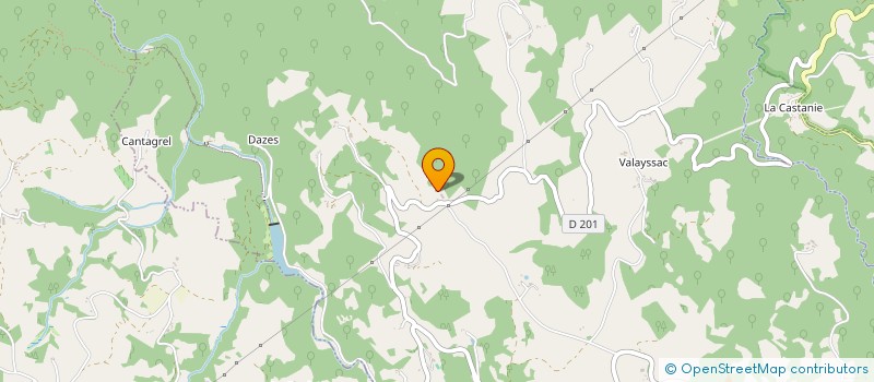 localisation de l'entreprise SERVIERES ET FILS  ESPEYRAC