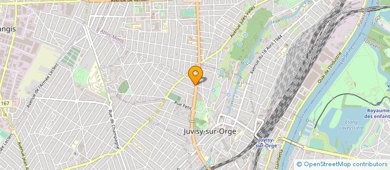 localisation de l'entreprise SERVIERES SERVICES à JUVISY-SUR-ORGE