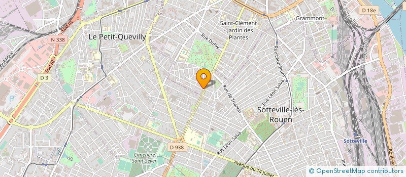 localisation de l'entreprise SERVIFLORE à ROUEN