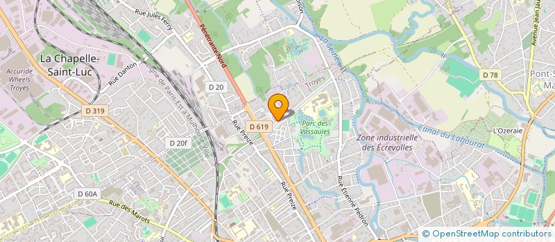 localisation de l'entreprise SERVIFRANCE 10 SARL  TROYES