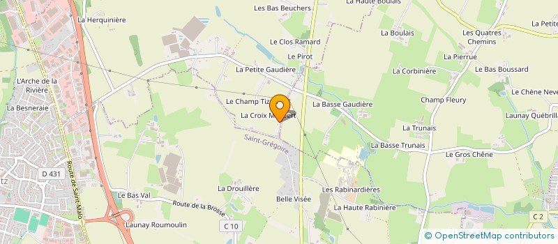 localisation de l'entreprise SERVIGNE  MELESSE