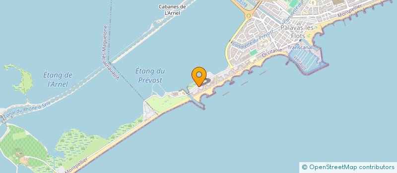 localisation de l'entreprise SERVIGRIL à PALAVAS-LES-FLOTS