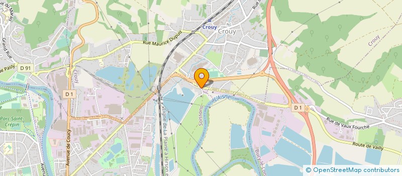 localisation de l'entreprise SERVILOG à SOISSONS