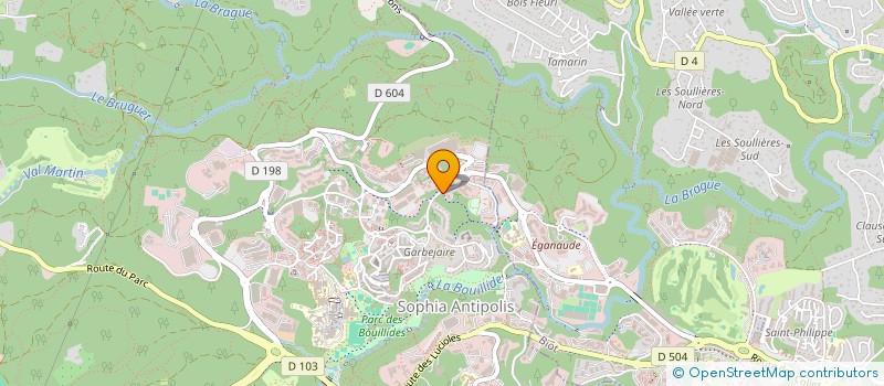 localisation de l'entreprise SERVILOGE LE DOMAINE à VALBONNE