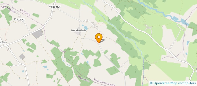 localisation de l'entreprise SERVIMAG OUEST à ROUSSINES