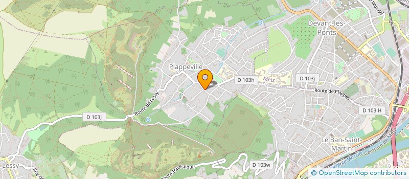 localisation de l'entreprise SERVIMAT LORRAINE à PLAPPEVILLE