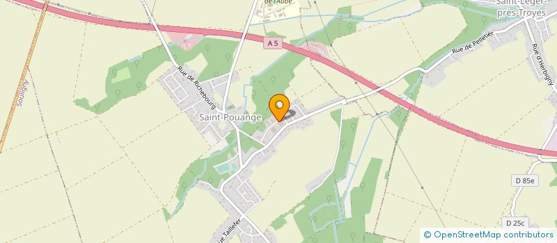 localisation de l'entreprise SERVIMATEX à SAINT-POUANGE