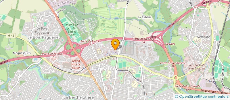 localisation de l'entreprise SERVIMAZ44 à NANTES