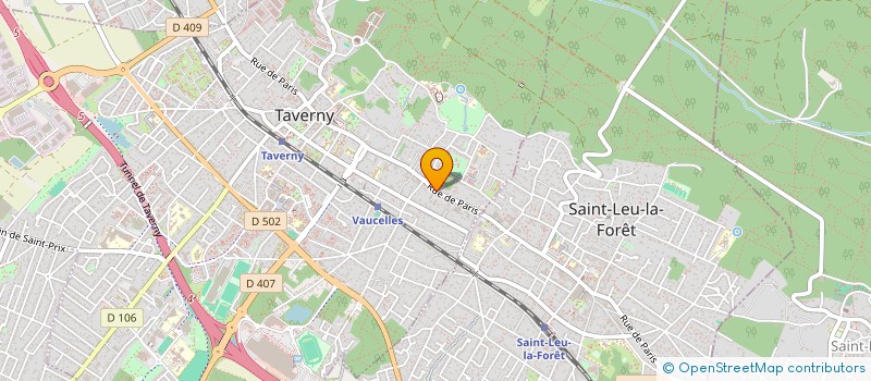 localisation de l'entreprise SERVIMECA à TAVERNY