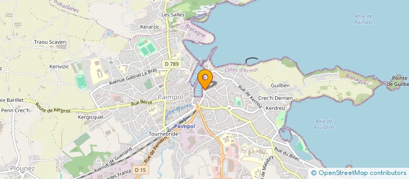 localisation de l'entreprise SERVIMER à PAIMPOL