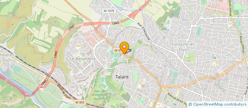 localisation de l'entreprise SERVIMMO à TALANT