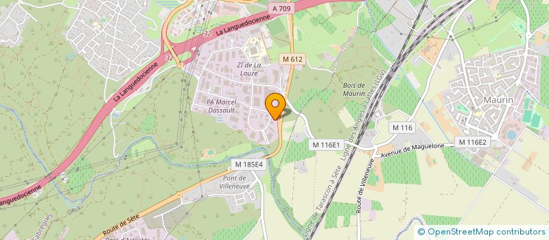 localisation de l'entreprise SERVIMO MEDITERRANEE  SAINT-JEAN-DE-VEDAS