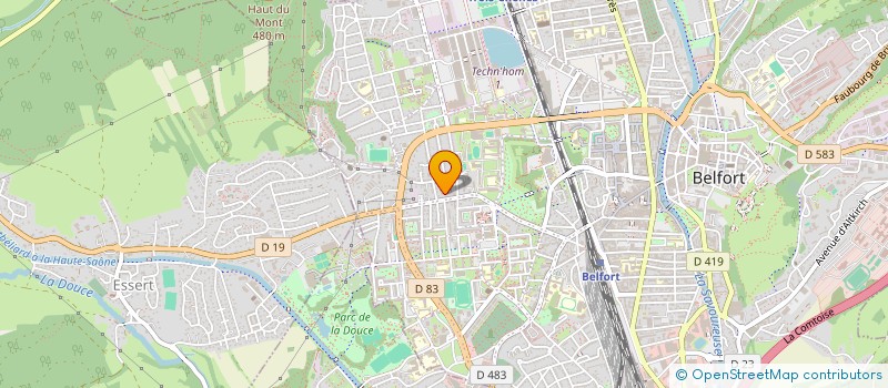 localisation de l'entreprise SERVIMO SARL à BELFORT