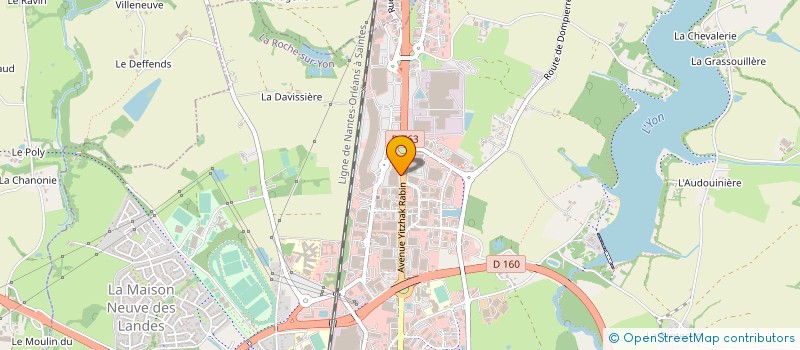 localisation de l'entreprise SERVIMOB à LA ROCHE-SUR-YON