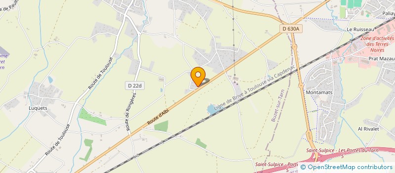 localisation de l'entreprise SERVIMOVIE  BUZET-SUR-TARN