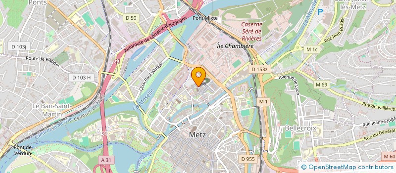 localisation de l'entreprise SERVINET à METZ