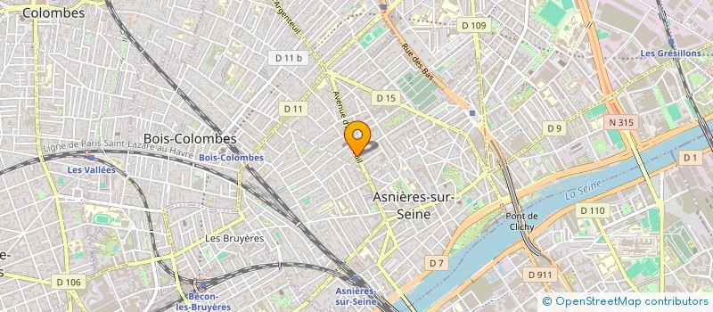 localisation de l'entreprise SERVINEX à ASNIERES-SUR-SEINE