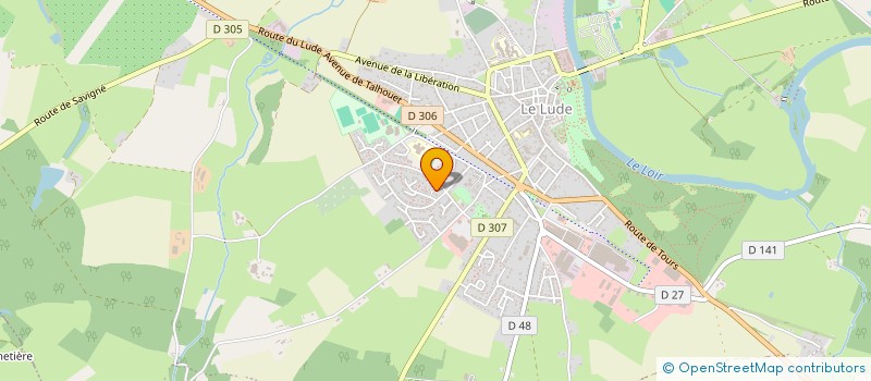 localisation de l'entreprise SERVINFEXT à LE LUDE