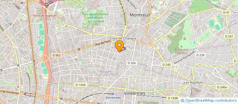 localisation de l'entreprise SERVING COLLECTIF à MONTREUIL