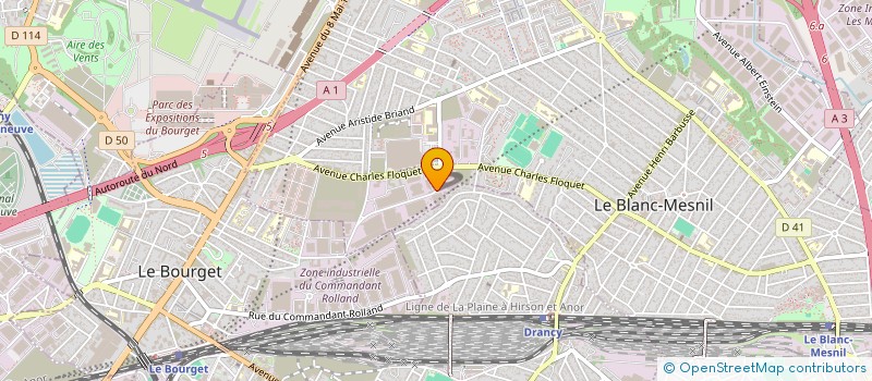 localisation de l'entreprise SERVINTER à LE BLANC-MESNIL