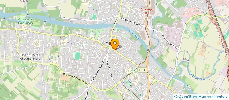 localisation de l'entreprise SERVIO EURL à OLIVET