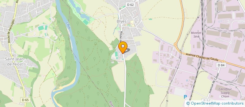 localisation de l'entreprise SERVIOLES CONCEPT BOIS  BLYES