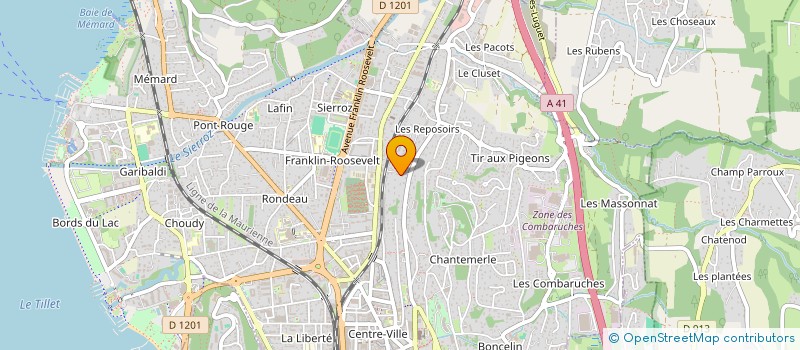 localisation de l'entreprise SERVIPLUS à AIX-LES-BAINS