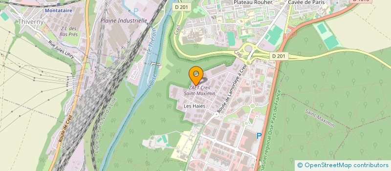 localisation de l'entreprise SERVIPRO à CREIL