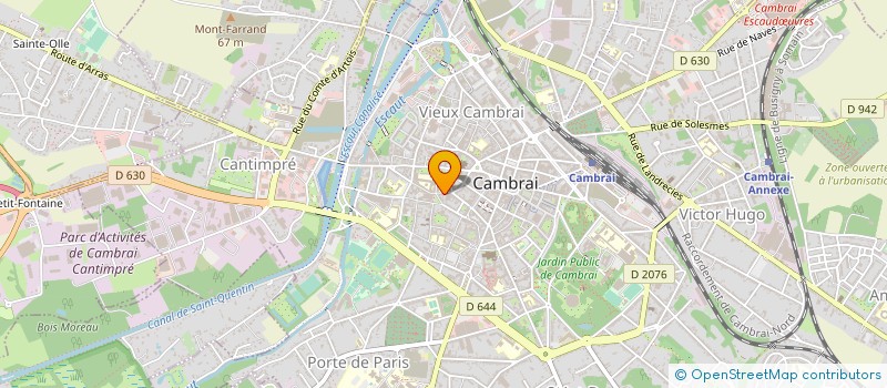 localisation de l'entreprise SERVIR CAMBRAI  CAMBRAI