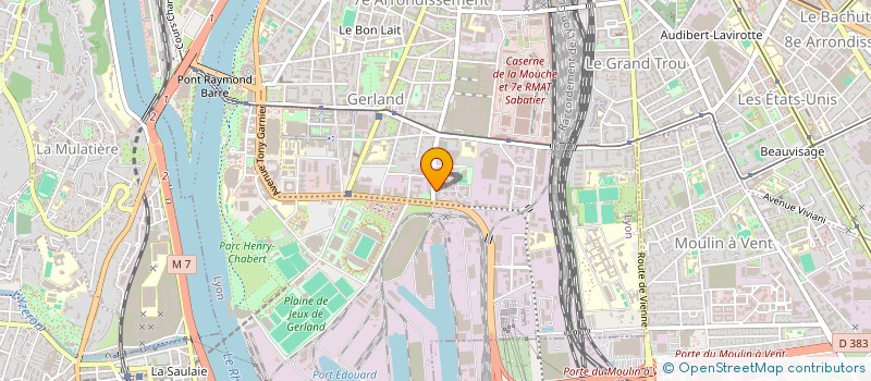 localisation de l'entreprise SERVIREP à LYON