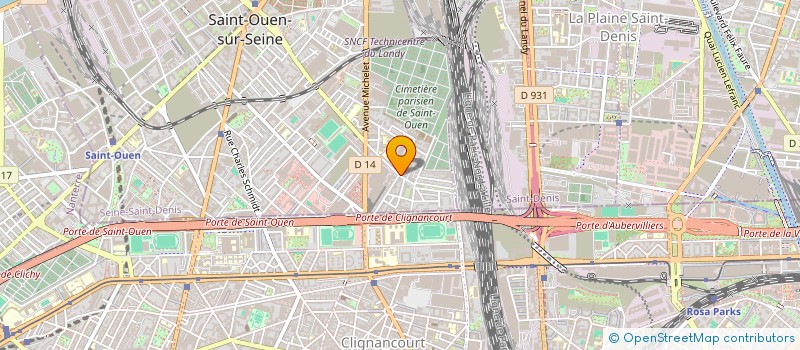 localisation de l'entreprise SERVIS à SAINT-OUEN-SUR-SEINE
