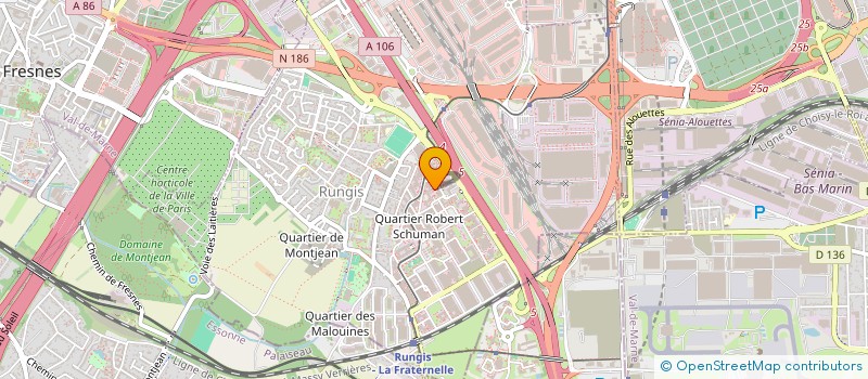localisation de l'entreprise SERVISAIR ESCALES à RUNGIS