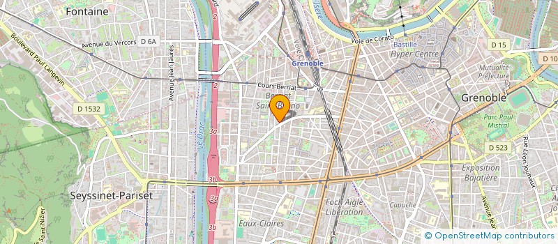 localisation de l'entreprise SERVISERE à GRENOBLE