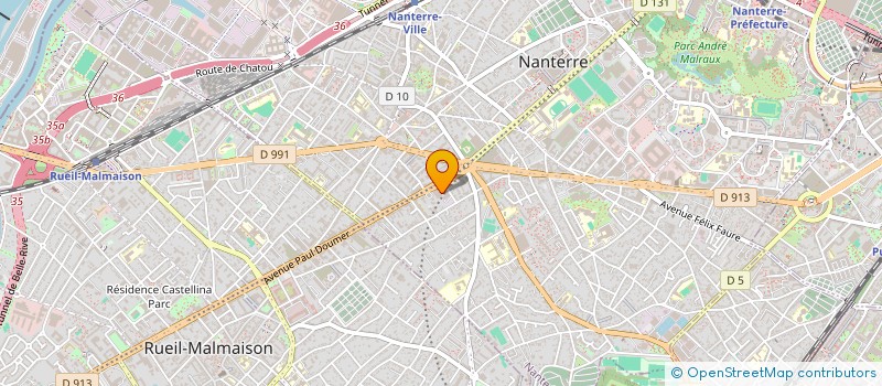 localisation de l'entreprise SERVISES à NANTERRE