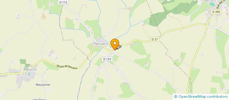 localisation de l'entreprise SERVISION  NOUANS