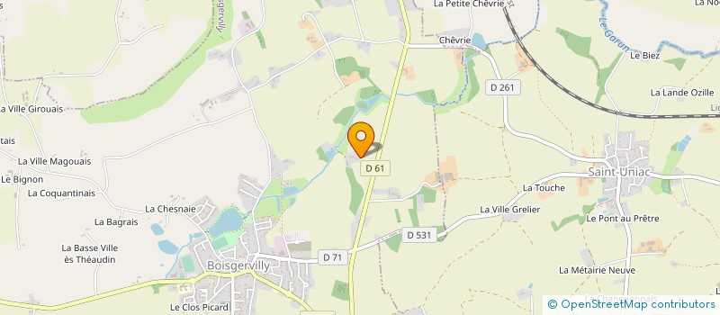 localisation de l'entreprise SERVISPRO  BOISGERVILLY