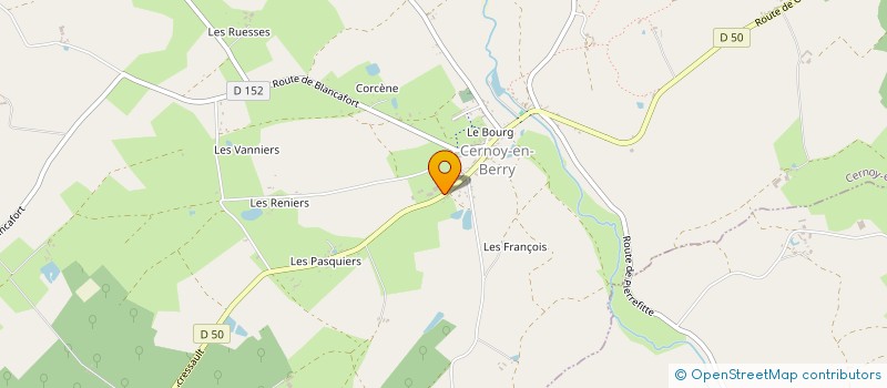 localisation de l'entreprise SERVISTORES à CERNOY-EN-BERRY