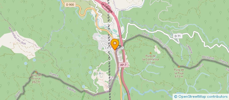 localisation de l'entreprise SERVISUD  LE PERTHUS