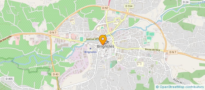 localisation de l'entreprise SERVISUD PROVENCE à BRIGNOLES