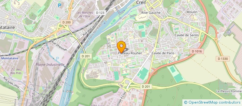 localisation de l'entreprise SERVIT à CREIL