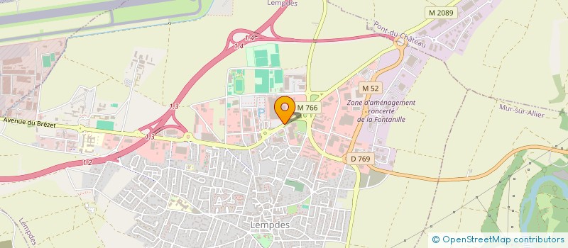 localisation de l'entreprise SERVIT  LEMPDES