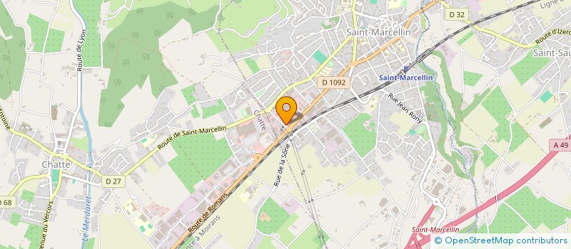localisation de l'entreprise SERVITE à SAINT-MARCELLIN